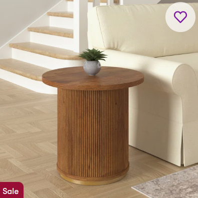 Fluted Side Table 2