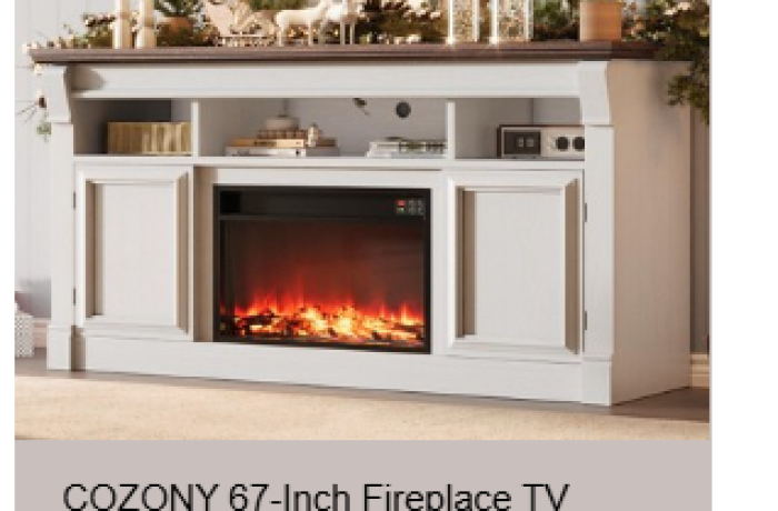 fireplace tv stand2a